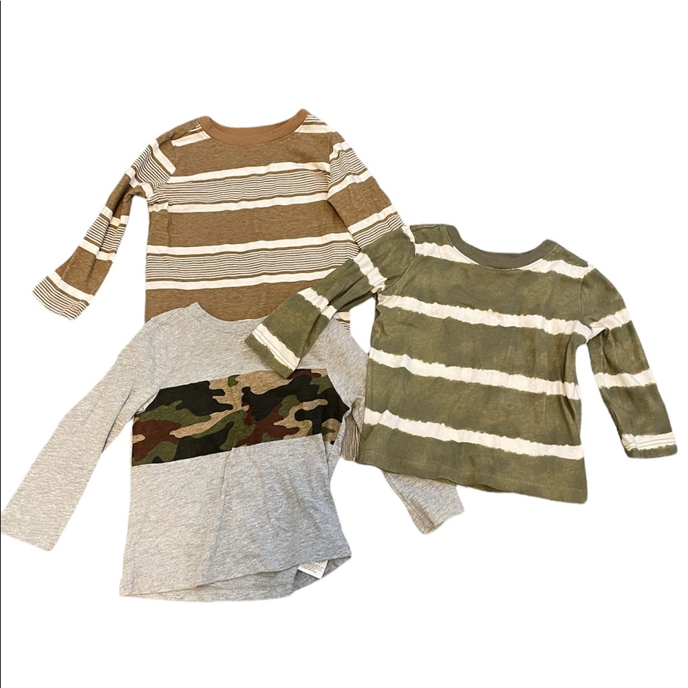 Old Navy Toddler Boy Long Sleeve Basic Shirts Tops (???)